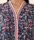 Women's Unstitched Light Khaddar Blue Printed 2 Piece Suit